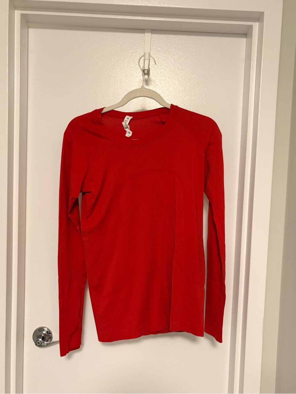 lululemon athletica Red Long-Sleeve Crewneck Sweater